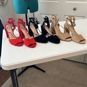 Gianni Bini Suede Peep Toe (sold separately)